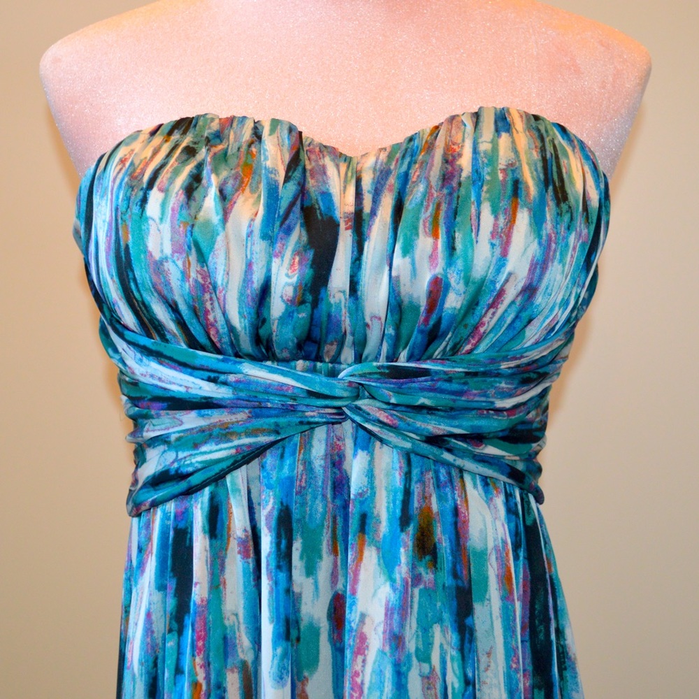 Watercolor Floor Length Evening Gown and/or Prom Dress